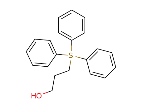 Molecular Structure of 2509-34-4 (3-hydroxypropyltriphenylsilane)