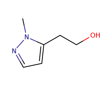 Molecular Structure of 924911-13-7 (2-(1-Methyl-1H-pyrazol-5-yl)ethanol)