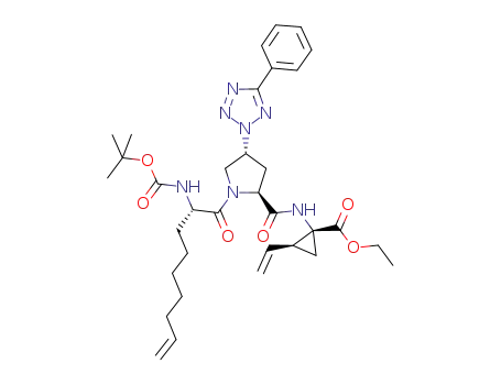 C<sub>34</sub>H<sub>47</sub>N<sub>7</sub>O<sub>6</sub>