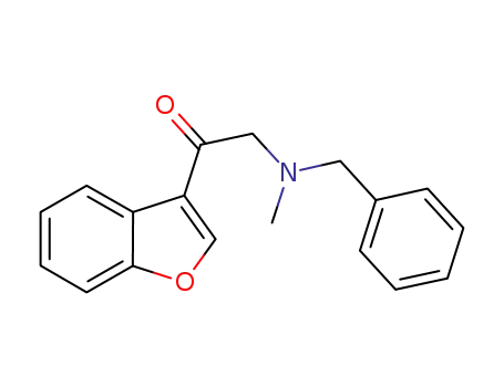 Ethanone, 1-(3-benzofuranyl)-2-[methyl(phenylmethyl)amino]-