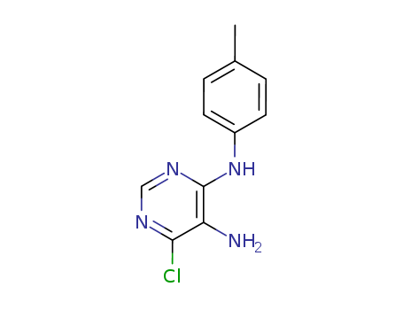 6-chloro-N-(4-methylphenyl)pyrimidine-4,5-diamine cas  17465-94-0