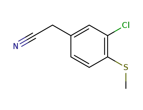 3-클로로-4-메틸티오페닐아세토니트릴