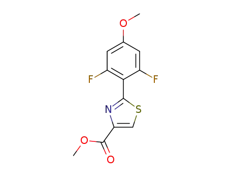 methyl 2-(2,6-difluoro-4-methoxy-phenyl)thiazole-4-carboxylate