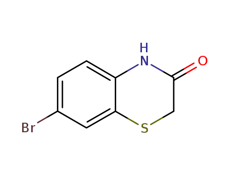 Molecular Structure of 90814-91-8 (7-BROMO-2H-(1 4)-BENZOTHIAZIN-3(4H)-ONE&)
