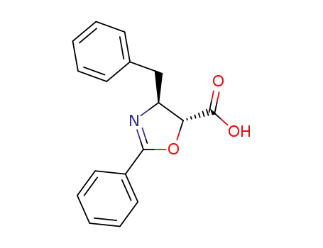 (4S-trans)-4,5-dihydro-4-benzyl-2-phenyl-oxazoline-5-carboxylic acid