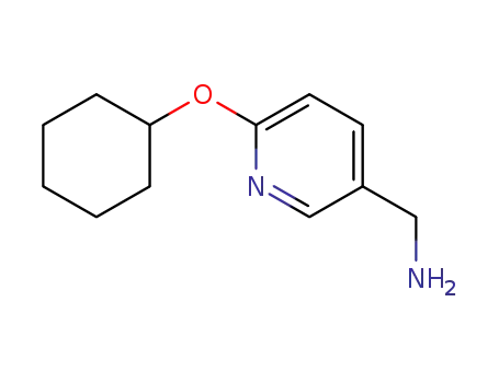 Molecular Structure of 928648-57-1 ([6-(cyclohexyloxy)pyridin-3-yl]methylamine)