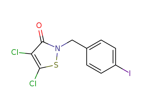 3(2H)-Isothiazolone, 4,5-dichloro-2-[(4-iodophenyl)methyl]-