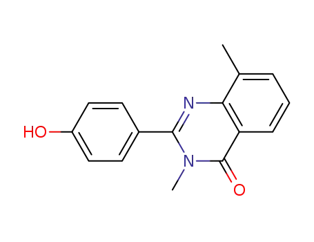 2-(4-hydroxyphenyl)-3,8-dimethyl-4(3H)-quinazolinone
