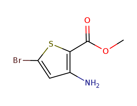 2-Thiophenecarboxylic acid, 3-amino-5-bromo-, methyl ester