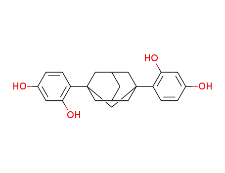 Molecular Structure of 945027-88-3 (1,3-bis(2,4-dihydroxyphenyl)adamantane)