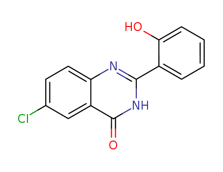 4-1H-QUINAZOLINONE,6-CHLORO-2-(2-HYDROXYPHENYL)-CAS
