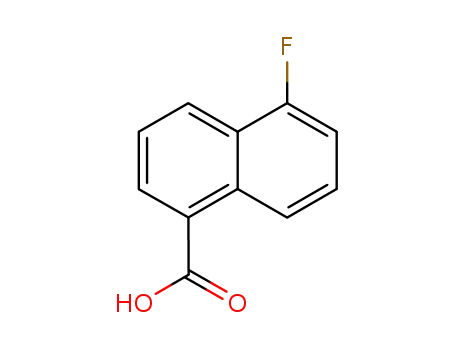 Molecular Structure of 573-04-6 (5-Fluoro-1-naphthoicacid)