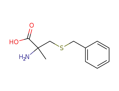 Molecular Structure of 53267-52-0 (DL-Cysteine, 2-methyl-S-(phenylmethyl)-)