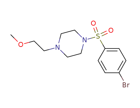 Piperazine, 1-[(4-bromophenyl)sulfonyl]-4-(2-methoxyethyl)-