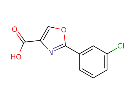 4-Oxazolecarboxylic acid, 2-(3-chlorophenyl)-