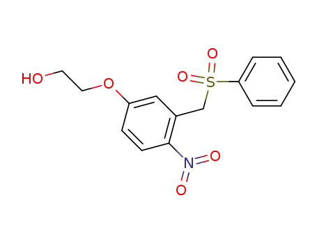 2-(3-benzenesulfonylmethyl-4-nitro-phenoxy)-ethanol