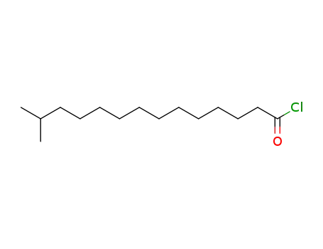 Molecular Structure of 83549-87-5 (Tetradecanoyl chloride, 13-methyl-)