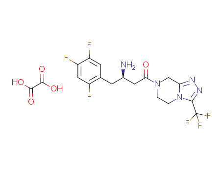 Molecular Structure of 1169707-36-1 (sitagliptin oxalate)