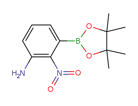 Benzenamine, 2-nitro-3-(4,4,5,5-tetramethyl-1,3,2-dioxaborolan-2-yl)-