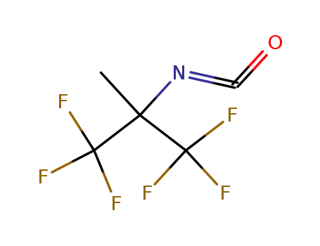 Molecular Structure of 19755-56-7 ((1,1,1,3,3,3-hexafluoro-2-methylprop-2-yl)isocyanate)