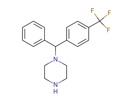 1-[Phenyl-[4-(trifluoromethyl)phenyl]methyl]piperazine