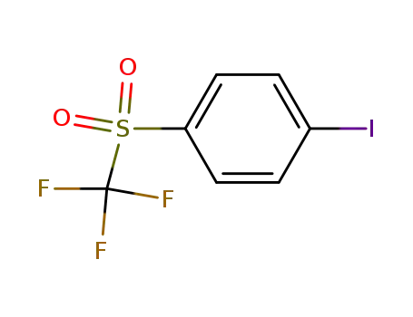 Molecular Structure of 360-01-0 (1-iodo-4-((trifluoromethyl)sulfonyl)benzene)
