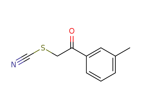 Molecular Structure of 887625-75-4 (Thiocyanic acid, 2-(3-methylphenyl)-2-oxoethyl ester)