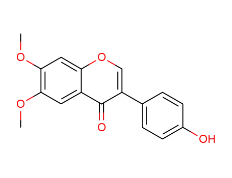 3-(4-Hydroxyphenyl)-6,7-dimethoxychromen-4-one