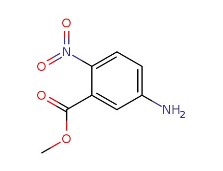Molecular Structure of 35998-96-0 (Methyl 5-aMino-2-nitro benzoate)