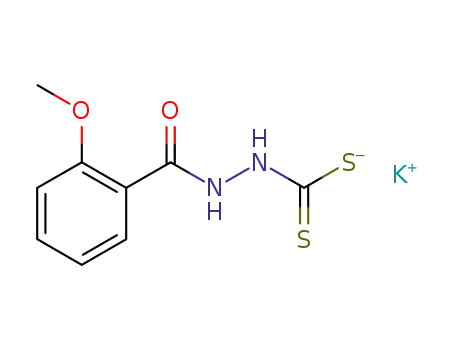 Molecular Structure of 61019-31-6 (Benzoic acid, 2-methoxy-, 2-(dithiocarboxy)hydrazide, monopotassium
salt)