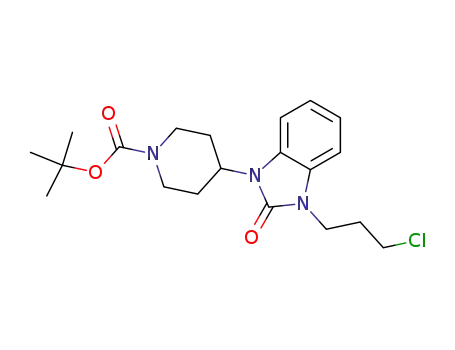 1-[N-(Tert-butoxycarbonyl)piperidin-4yl]-3-(3-chloropropyl)-1,3-dihydrobenzimidazol-2-one