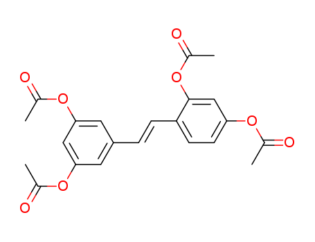1,3-Benzenediol, 4-[(1E)-2-[3,5-bis(acetyloxy)phenyl]ethenyl]-, diacetate
