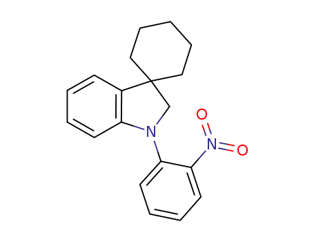Molecular Structure of 870072-66-5 (1′-(2-nitrophenyl)spiro[cyclohexane-1,3′-indoline])