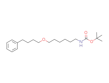 [6-(4-phenylbutoxy)hexyl]carbamic acid ter-butyl ester