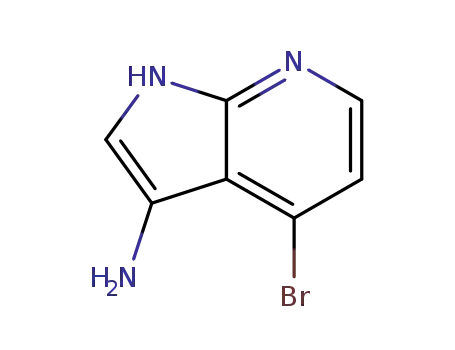 1H- 피 롤로 [2,3-b] 피리딘 -3- 아민, 4- 브로 모-