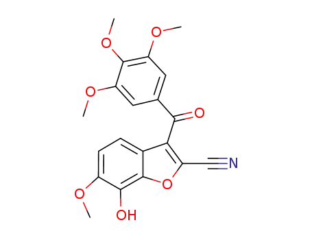 2-cyano-7-hydroxy-6-methoxy-3-(3,4,5-trimethoxybenzoyl)benzo[b]furan