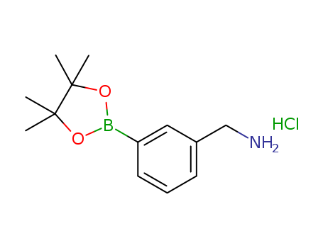 Benzenemethanamine,3-(4,4,5,5-tetramethyl-1,3,2-dioxaborolan-2-yl)-, hydrochloride (1:1)                                                                                                                