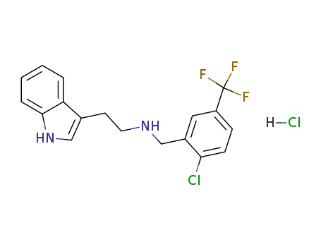 (2-chloro-5-trifluoromethylbenzyl)-[2-(1H-indol-3-yl)-ethyl]-amine hydrochloride