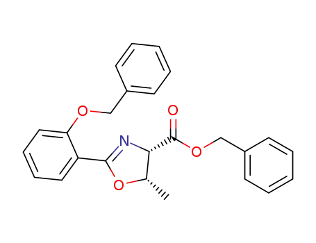 (4S,5S)-benzyl 2-(2-(benzyloxy)phenyl)-5-methyl-4,5-dihydrooxazole-4-carboxylate