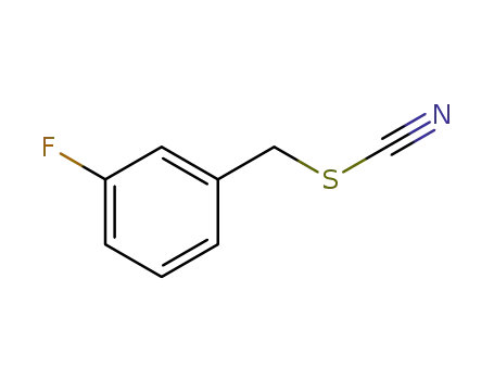 Molecular Structure of 1174906-72-9 (3-FLUOROBENZYL THIOCYANATE)