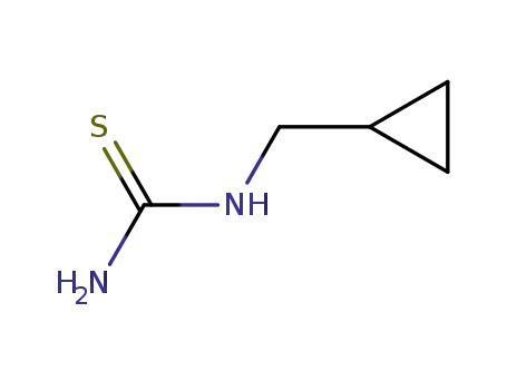 Molecular Structure of 618913-44-3 (N-CYCLOPROPYLMETHYLTHIOUREA)