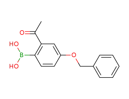 2-acetyl-4-benzyloxyphenylboronic acid