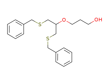 Molecular Structure of 823788-44-9 (1-Propanol,
3-[2-[(phenylmethyl)thio]-1-[[(phenylmethyl)thio]methyl]ethoxy]-)