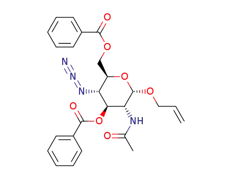 allyl 2-acetamido-4-azido-3,6-di-O-benzoyl-2,4-dideoxy-α-D-glucopyranoside