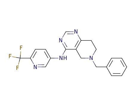 6-benzyl-N-(6-(trifluoromethyl)pyridin-3-yl)-5,6,7,8-tetrahydropyrido[4,3-d]pyrimidin-4-amine