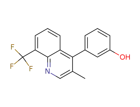 Phenol, 3-[3-methyl-8-(trifluoromethyl)-4-quinolinyl]-