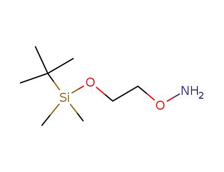 Molecular Structure of 152361-26-7 (Hydroxylamine, O-[2-[[(1,1-dimethylethyl)dimethylsilyl]oxy]ethyl]-)