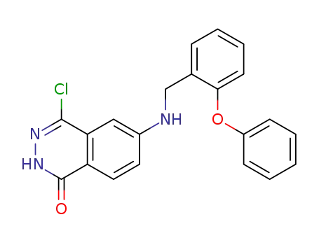 4-chloro-6-(2-phenoxy-benzylamino)-2H-phthalazin-1-one