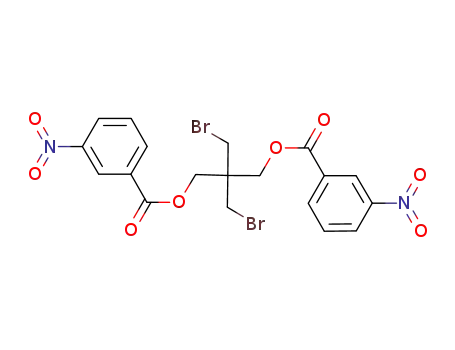 Molecular Structure of 338447-26-0 (2,2-bis(bromomethyl)-1,3-(m-nitrobenzoyloxy)propane)