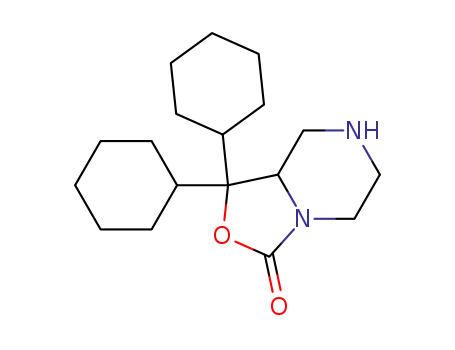 Molecular Structure of 847556-00-7 (3H-Oxazolo[3,4-a]pyrazin-3-one, 1,1-dicyclohexylhexahydro-)